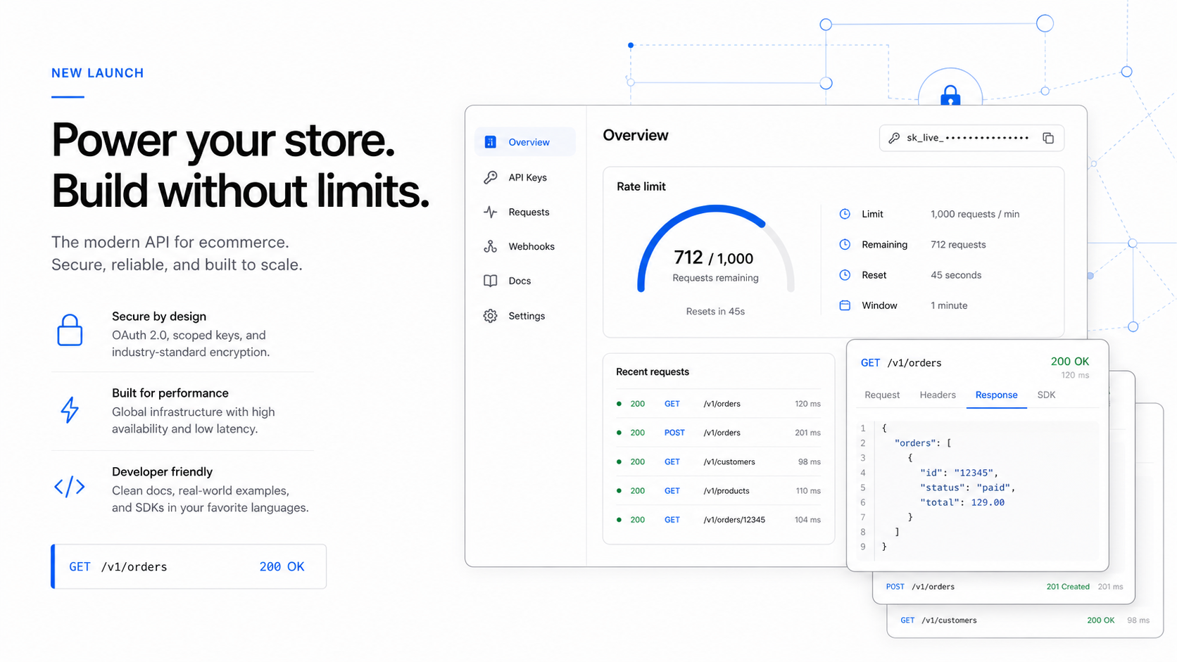 API key management for safer ecommerce integrations